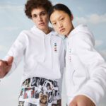 Хлопковая флисовая толстовка Lacoste x Polaroid Unisex