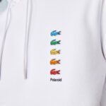 Хлопковая флисовая толстовка Lacoste x Polaroid Unisex