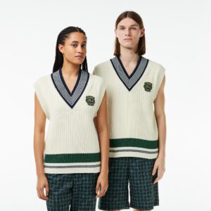 Хлопковая жилетка для тенниса Lacoste Unisex