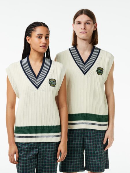 Хлопковая жилетка для тенниса Lacoste Unisex