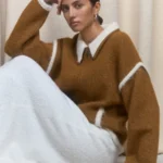 Кардиган на молнии с шерстью