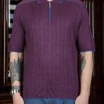 Комбинированное поло из льна и шелка STEFANO RICCI