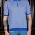 Комбинированное поло из шелка и хлопка STEFANO RICCI