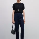 Костюмные брюки с эластичной талией