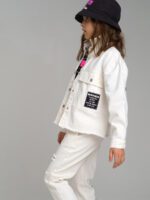 Куртка джинсовая oversize для девочки