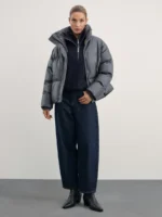 Куртка из искусственной кожи