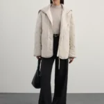 Куртка оверсайз с отложным воротником