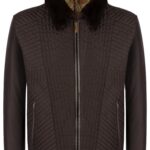 Куртка с меховым воротником ZILLI