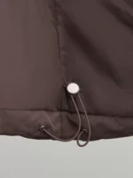 Куртка со съемным меховым воротником