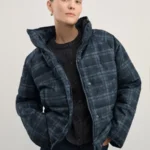 Куртка стеганая с воротником-стойкой