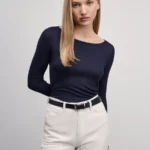 Лонгслив из вискозы