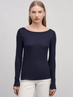 Лонгслив из вискозы