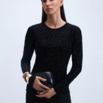 Лонгслив с анималистичным принтом