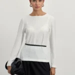 Лонгслив с кринкл эффектом