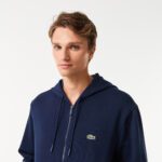 Мужская флисовая толстовка Lacoste на молнии