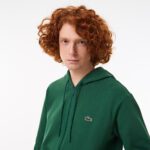 Мужская флисовая толстовка Lacoste на молнии