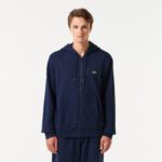 Мужская флисовая толстовка Lacoste на молнии