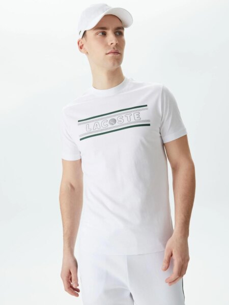 Мужская футболка Lacoste из хлопка