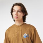 Мужская футболка Lacoste из плотного хлопка