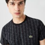 Мужская футболка Lacoste Oversize Fit из хлопка