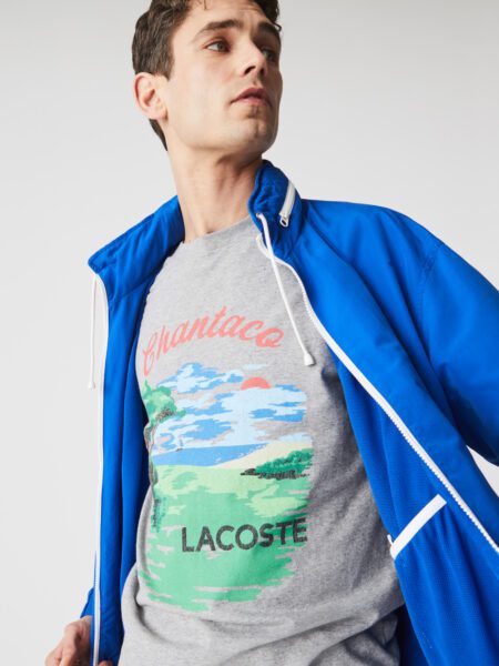 Мужская футболка Lacoste с круглым вырезом