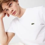 Мужская футболка Lacoste с круглым вырезом