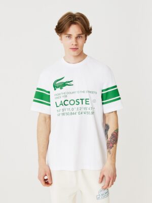 Мужская футболка Lacoste Unisex свободной посадки