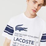 Мужская футболка Lacoste Unisex свободной посадки