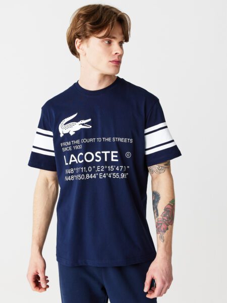 Мужская футболка Lacoste Unisex свободной посадки