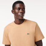 Мужская хлопковая футболка Lacoste с коротким рукавом