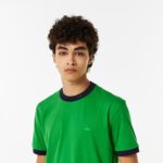 Мужская хлопковая футболка Lacoste Slim Fit Unisex