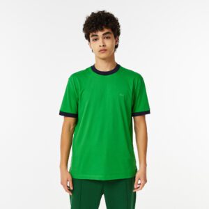 Мужская хлопковая футболка Lacoste Slim Fit Unisex