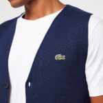 Мужская хлопковая жилетка Lacoste Classic Fit