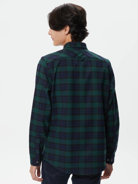Мужская клетчатая рубашка Lacoste Slim Fit