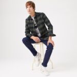 Мужская клетчатая рубашка Lacoste Slim Fit