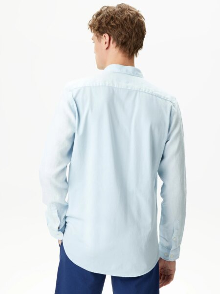 Мужская льнаная рубашка Lacoste