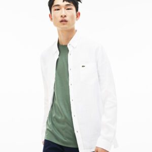 Мужская льняная рубашка Lacoste Regular Fit