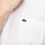 Мужская льняная рубашка Lacoste Regular Fit