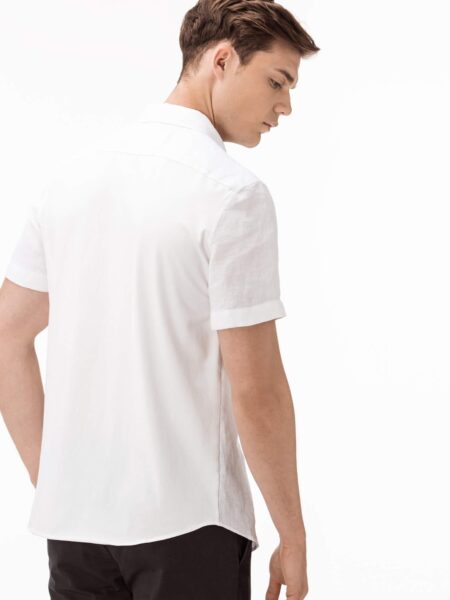 Мужская льняная рубашка Lacoste Slim Fit