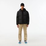 Мужская стеганая водоотталкивающая короткая куртка Lacoste
