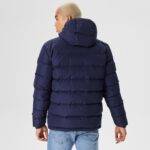 Мужская стёганная куртка Lacoste с капюшоном