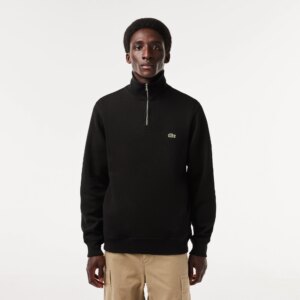 Мужская толстовка Lacoste на молнии с высоким воротом