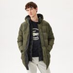 Мужская удлинённая куртка Lacoste с капюшоном