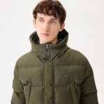 Мужская удлинённая куртка Lacoste с капюшоном