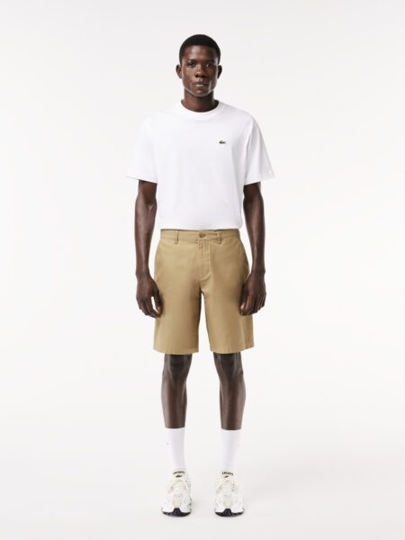 Мужские хлопковые шорты Lacoste Straight Fit