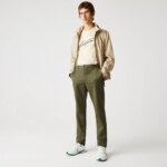 Мужские классические брюки - чинос Lacoste Slim Fit из хлопка
