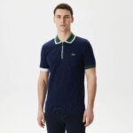 Мужское хлопковое поло Lacoste Regular Fit