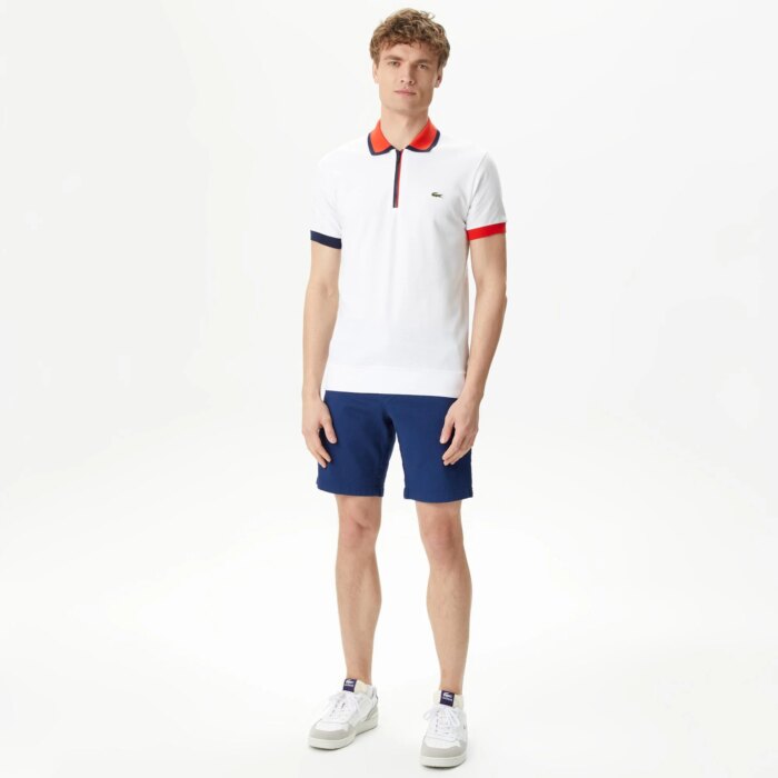 Мужское хлопковое поло Lacoste Regular Fit