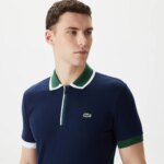 Мужское хлопковое поло Lacoste Regular Fit