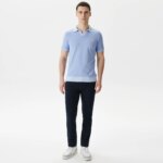 Мужское хлопковое поло Lacoste Regular Fit